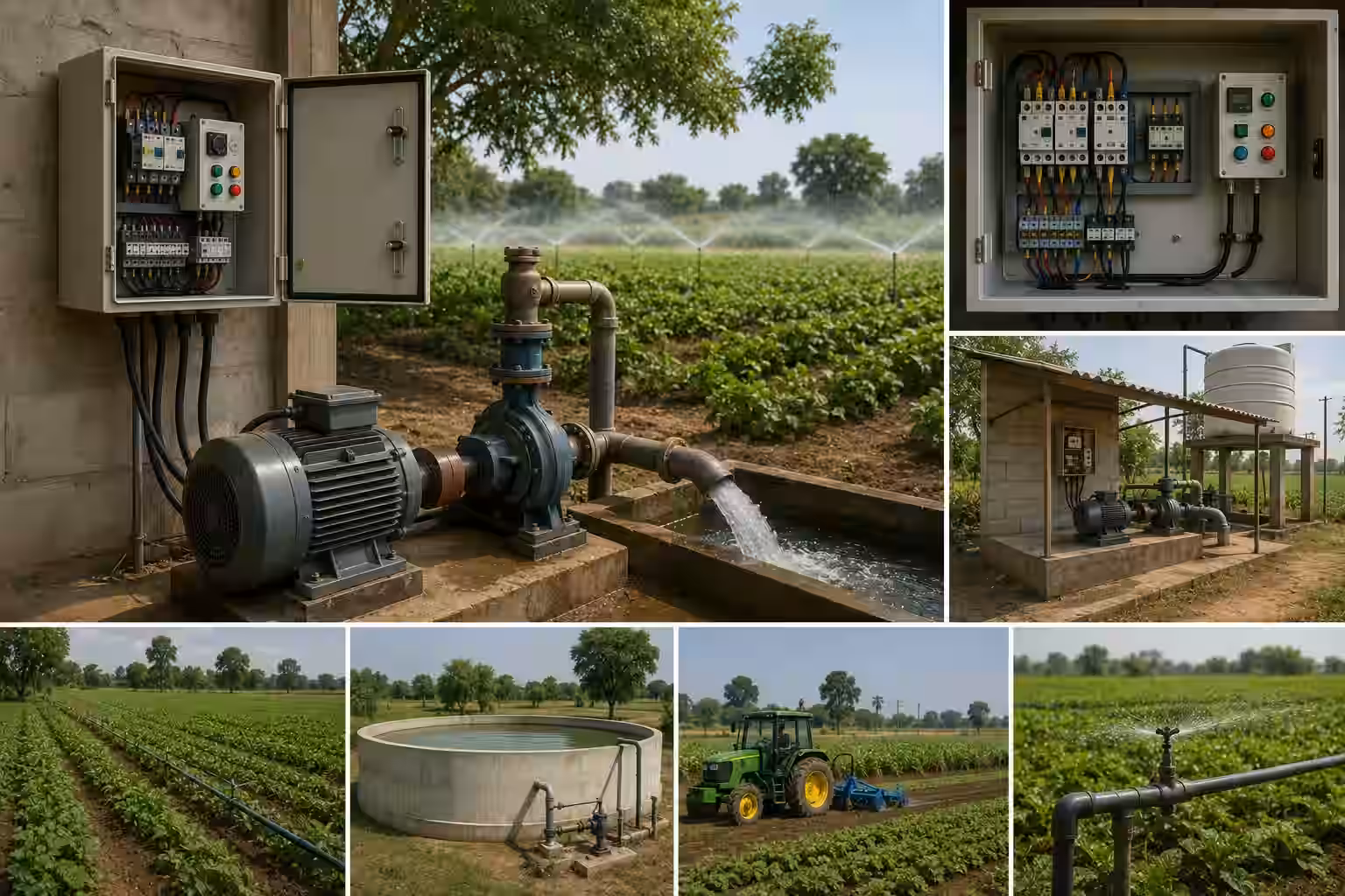 Water Level Sensor, 4 m, Stainless Steel use case - Agriculture Water Storage