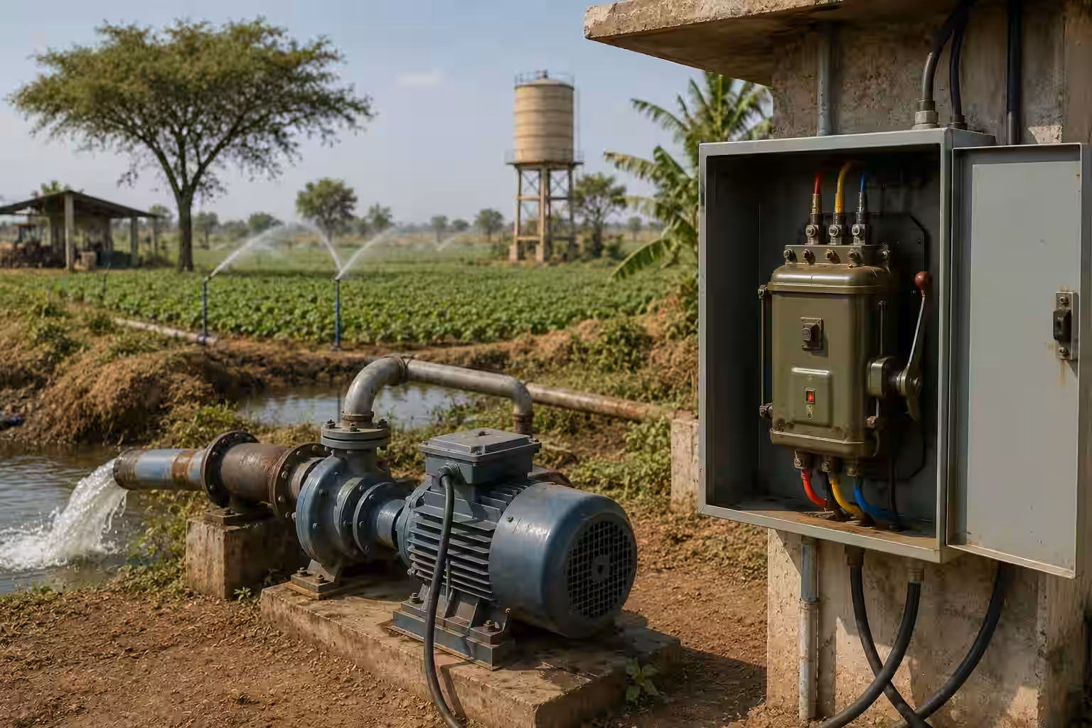 Smart Single-Phase Motor Controller use case - Single-Phase Oil Starter