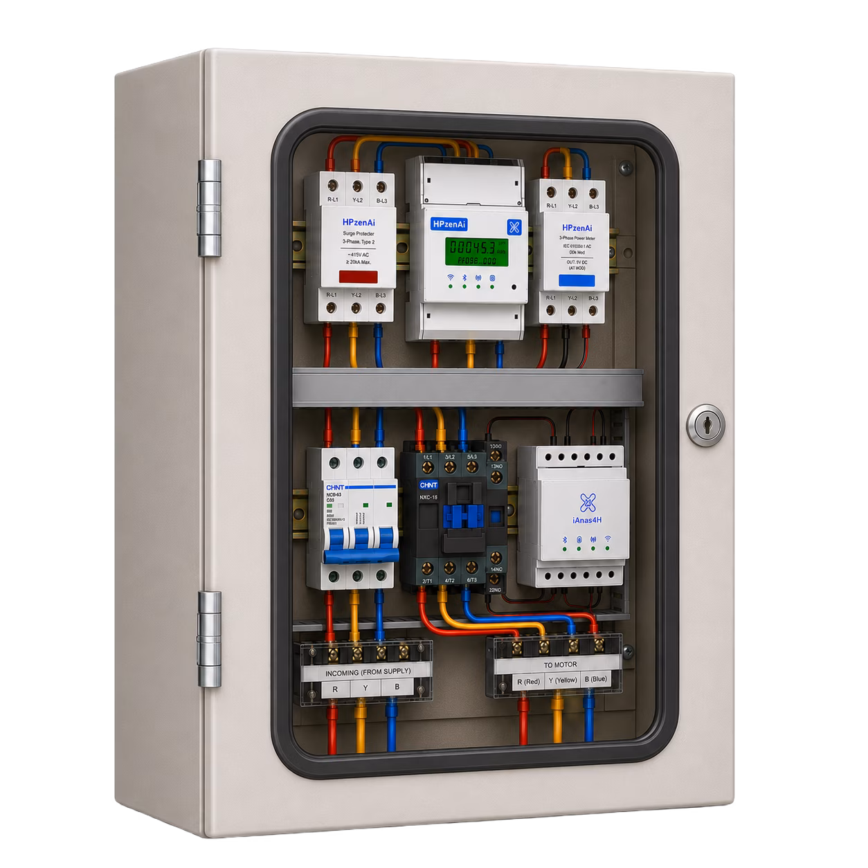 Smart Three-Phase Motor Starter, 20 A, Star-Delta image 2