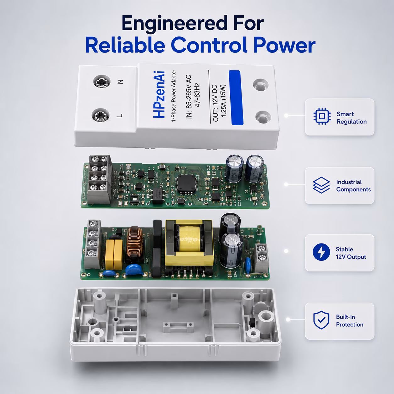 Single-Phase Power Adapter, 12 V, 15 W image 6