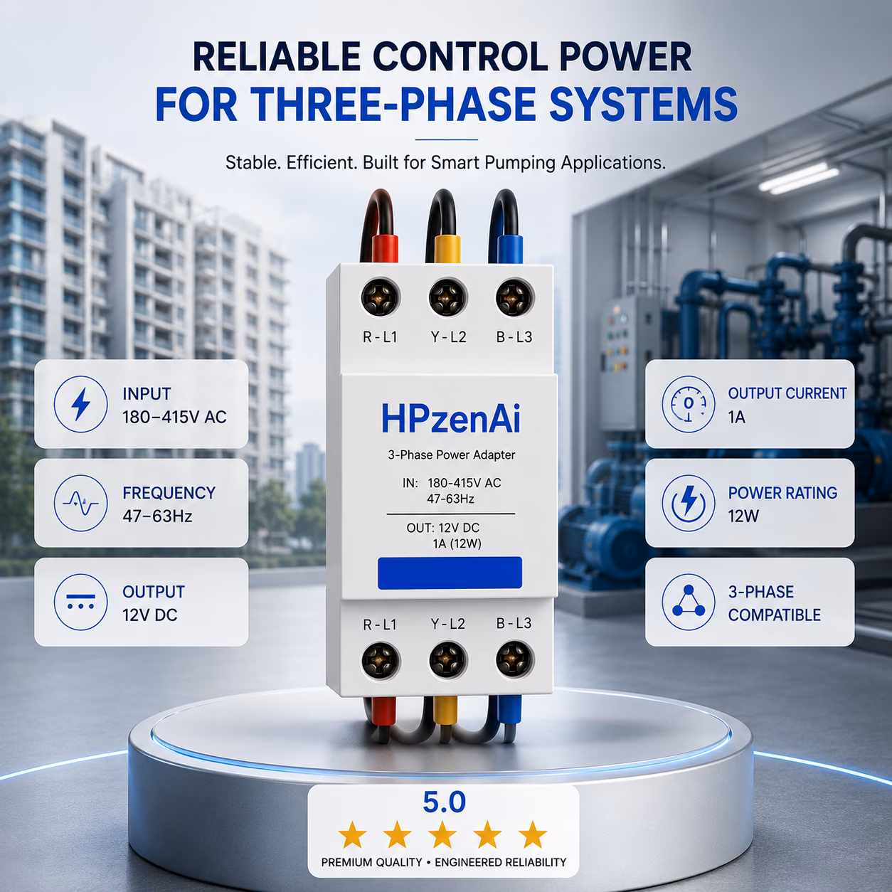 Three-Phase Power Adapter, 12 V, 12 W image 5