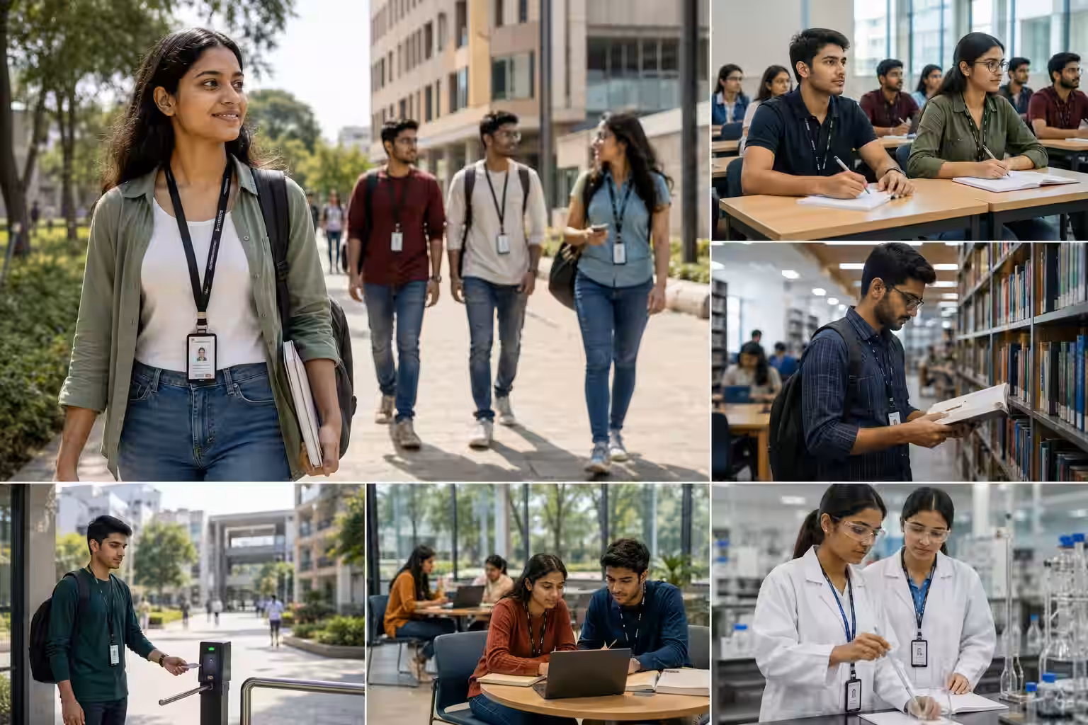 NFC E-Ink Smart Tag, ID Card use case - Campus ID Cards