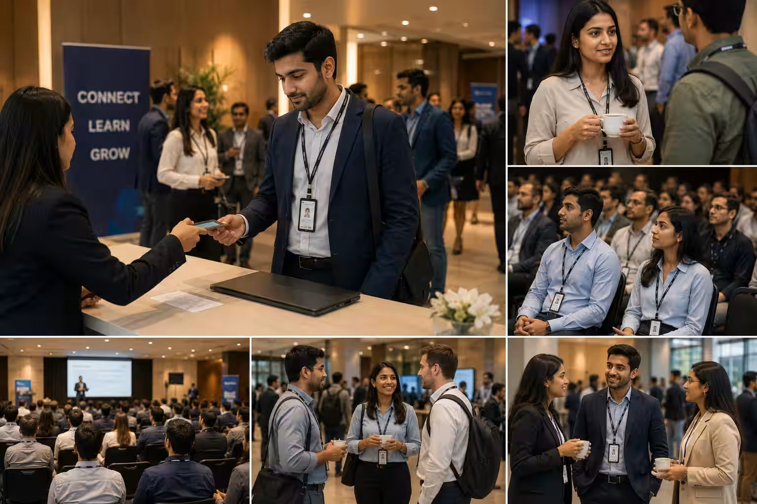 NFC E-Ink Smart Tag, ID Card use case - Conference Passes