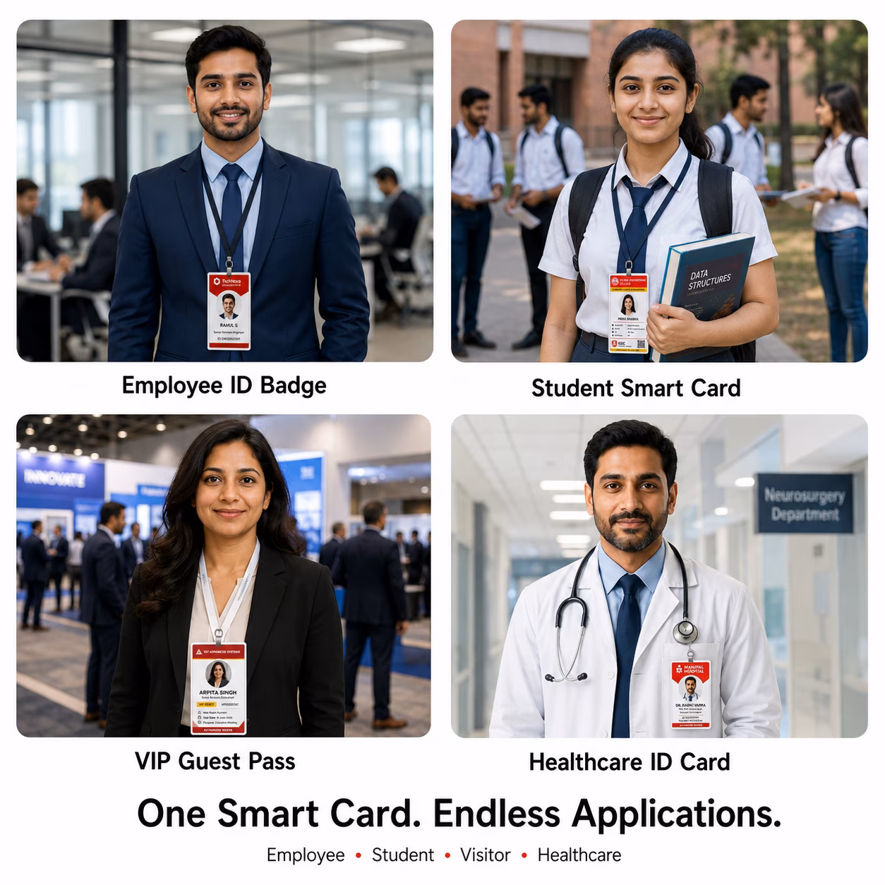 NFC E-Ink Smart Tag, ID Card image 9