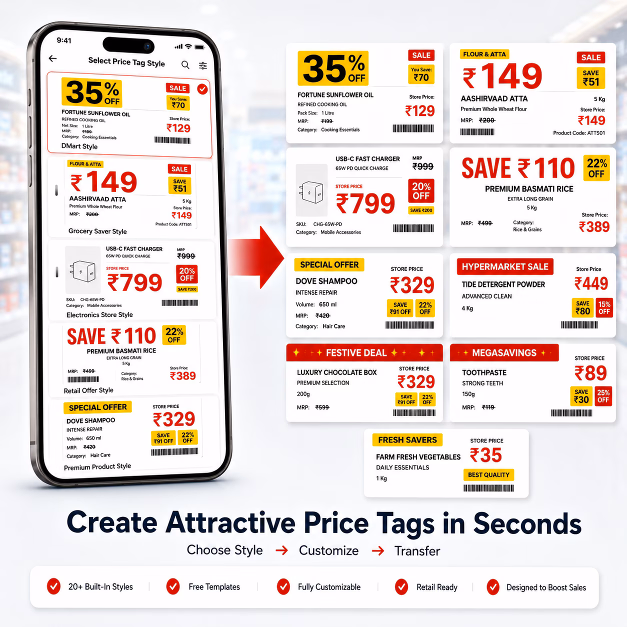 NFC E-Ink Smart Tag, Store Display image 5