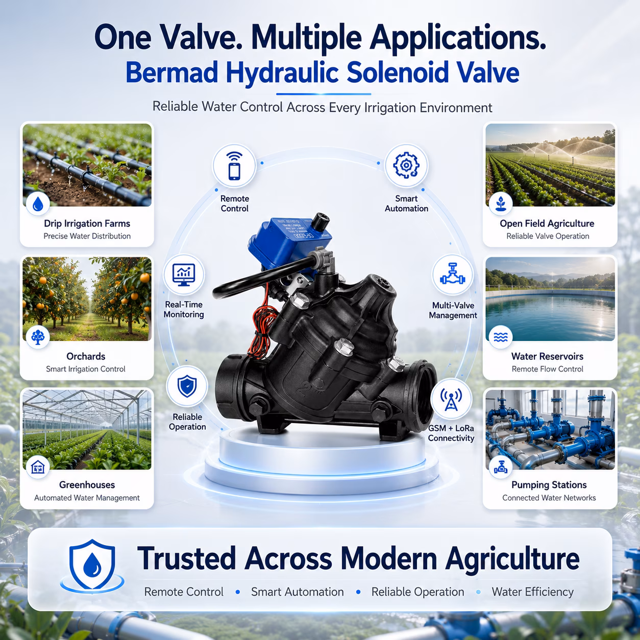 12 V Hydraulic Valve DN50, Bermad image 10
