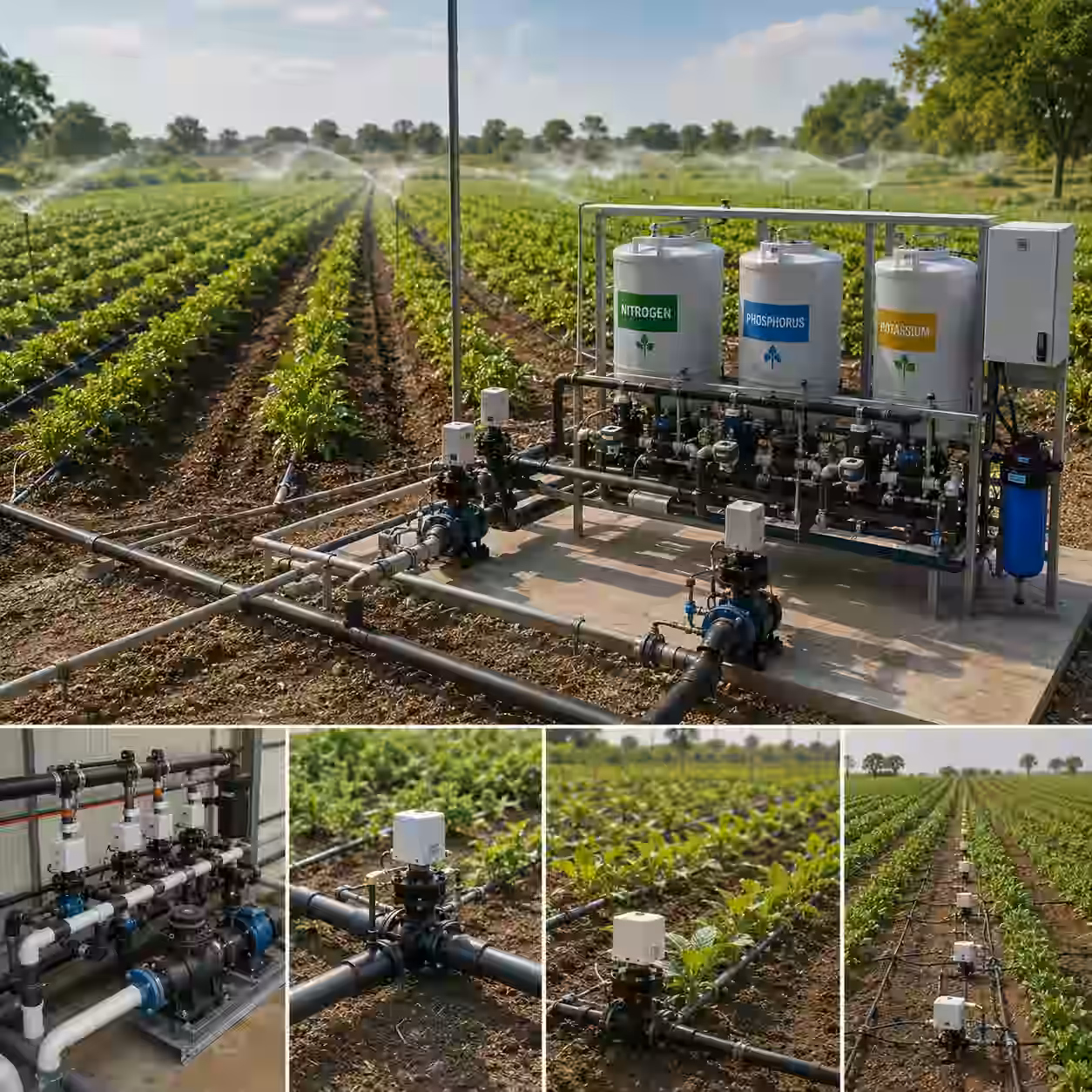 Pressure Reducing Valve - Standard use case - Fertigation Systems