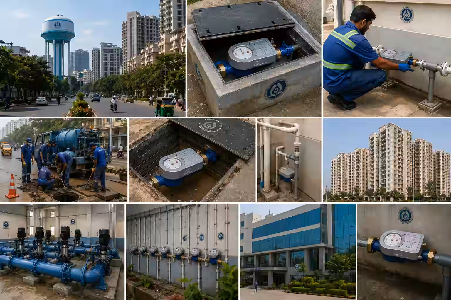 Multi-Jet Photoelectric Direct Reading Water Meter DN20 (3/4 in), Cast Iron, Smart use case - Urban Water Metering