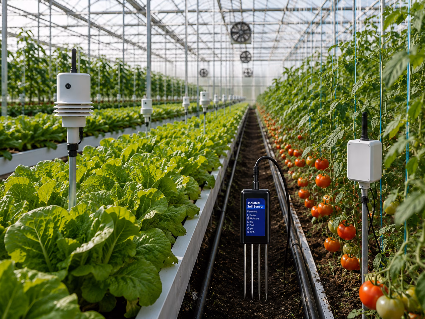 7-in-1 NPK Soil Sensor use case - Greenhouse & Indoor Farm