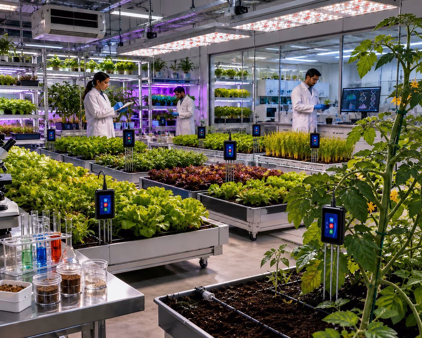 7-in-1 NPK Soil Sensor use case - Research & Agronomy