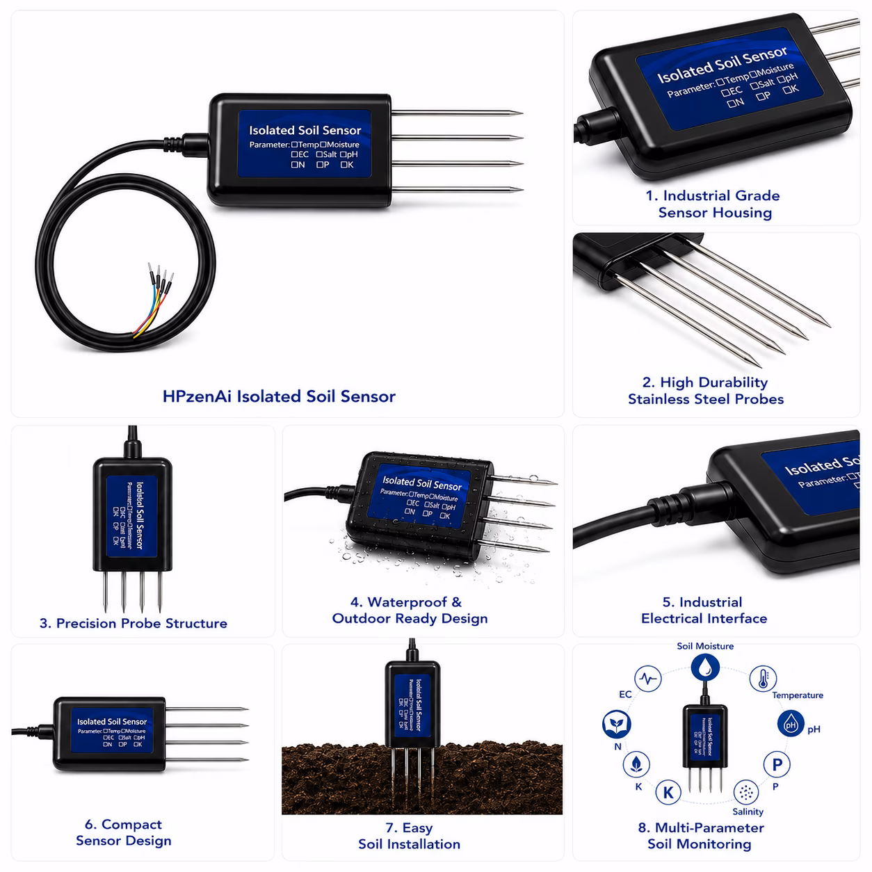 7-in-1 NPK Soil Sensor image 3