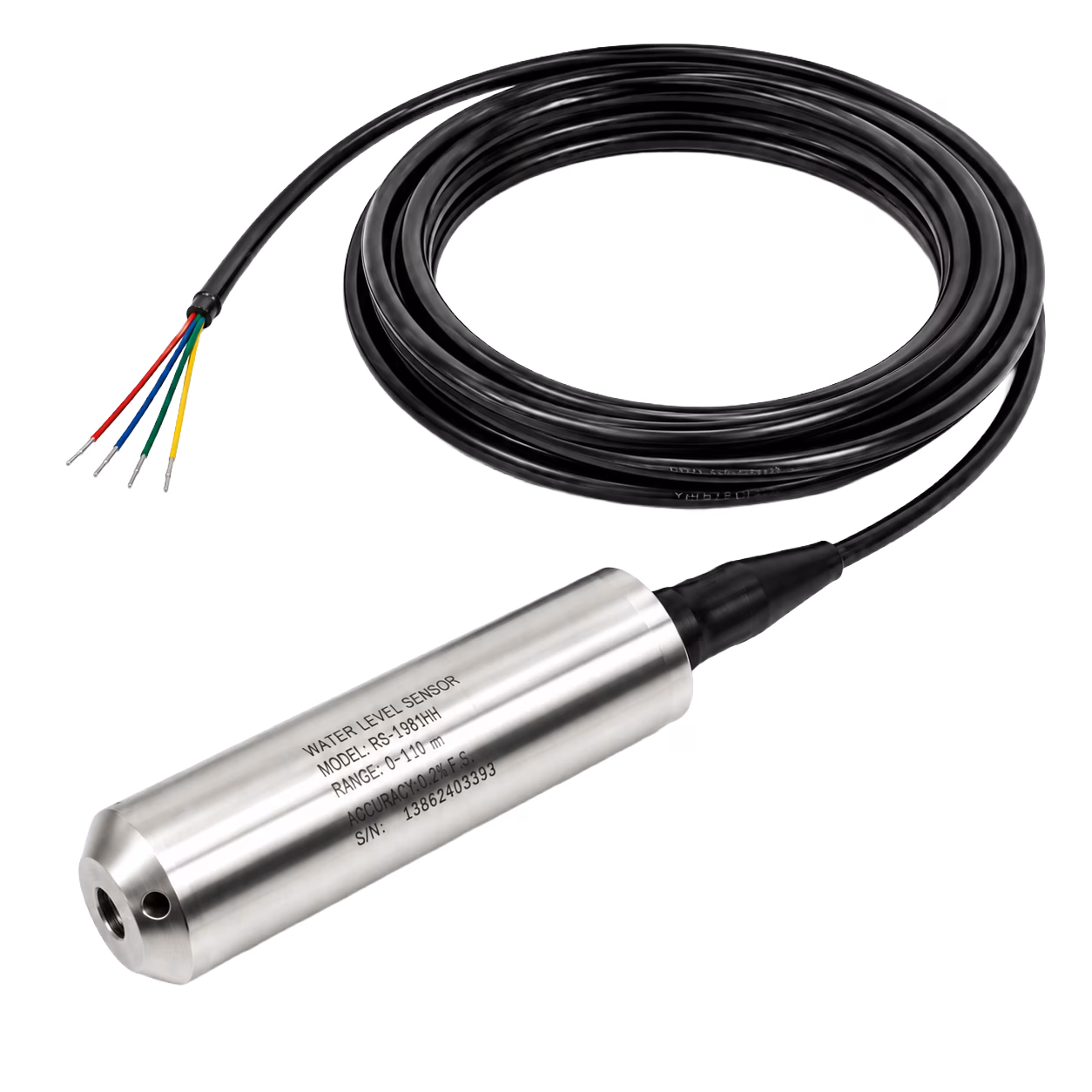 Water Level Sensor, 4 m, Stainless Steel