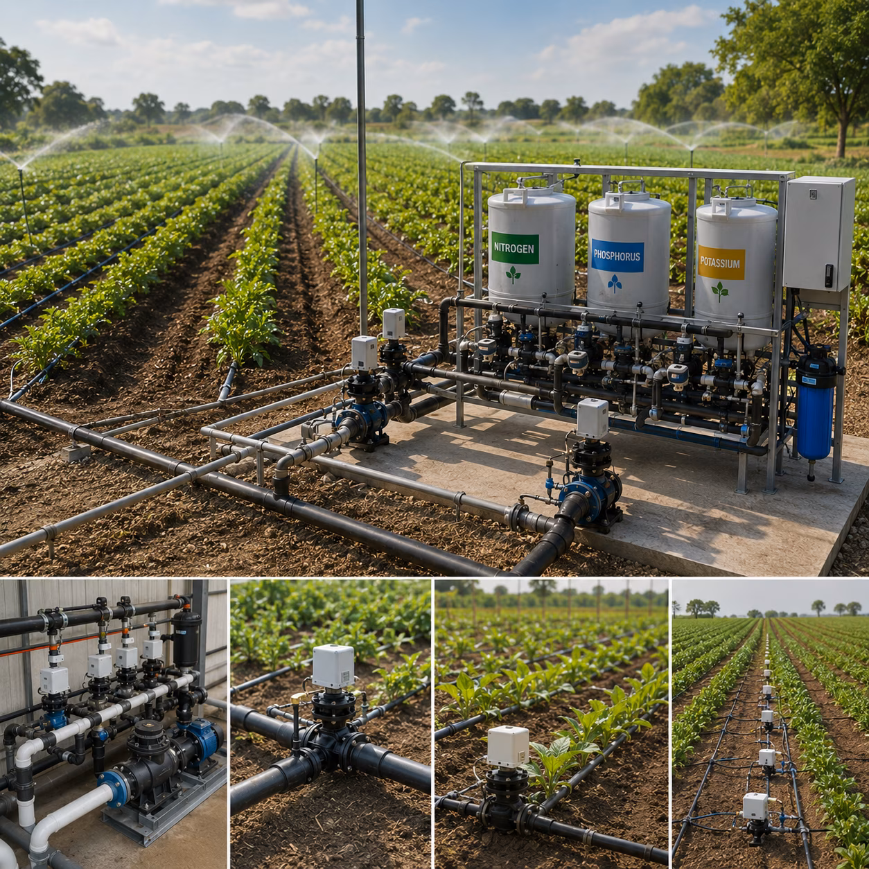 Pressure Reducing Valve - Bermad use case - Fertigation Systems